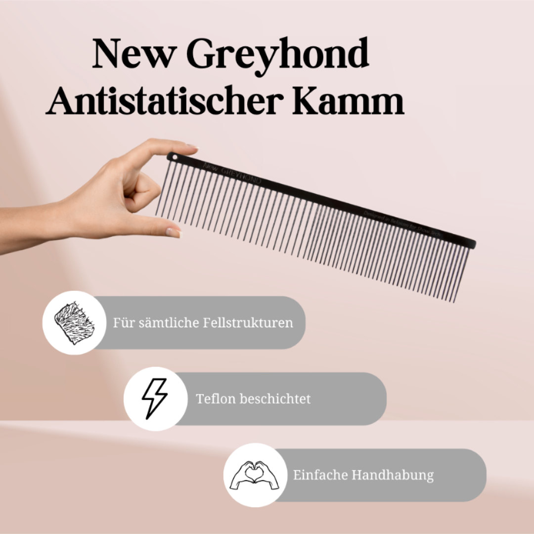 Antistatischer Kamm 19 cm Show Tech Greyhond