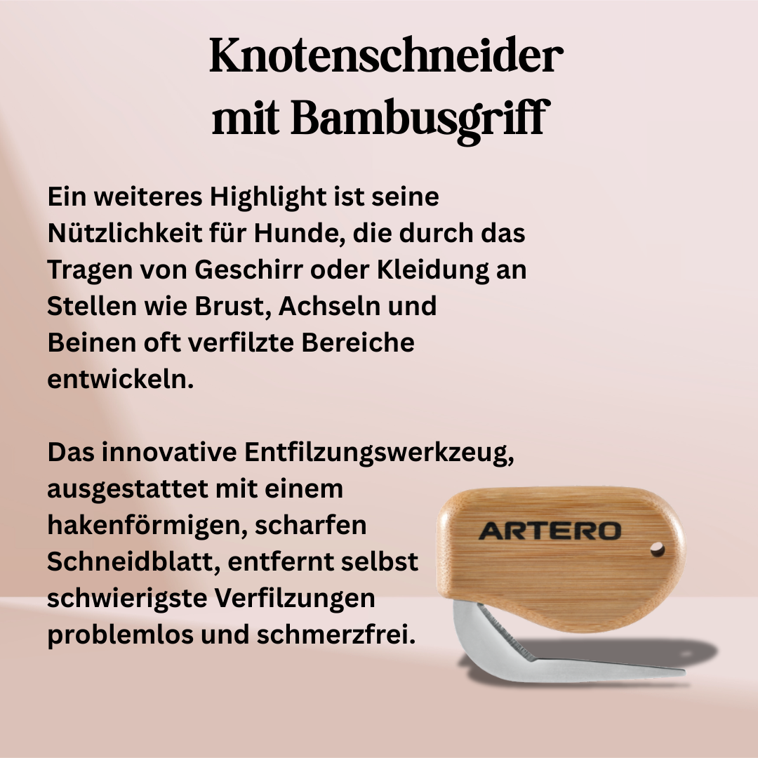 Filzmesser / Knotenschneider "Boomer" von Artero Profi-Werkzeug für hartnäckigen Knoten
