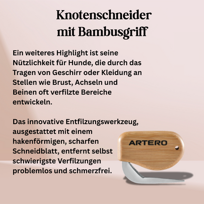 Filzmesser / Knotenschneider "Boomer" von Artero Profi-Werkzeug für hartnäckigen Knoten